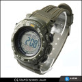 Army green digital picture watch men, relógio digital de promoção